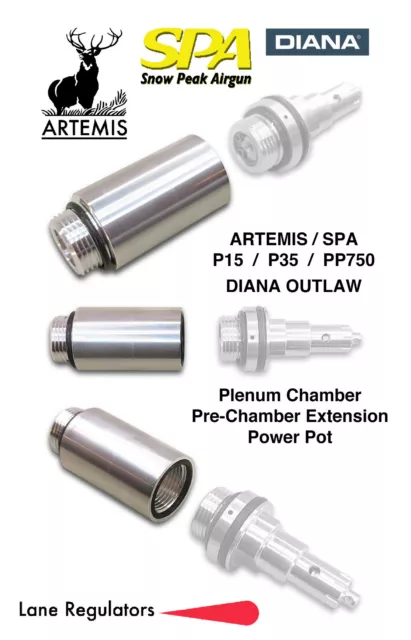 Artemis / SPA - P15  P35  PP750  '12cc Power Pot  Plenum Extension Chamber'