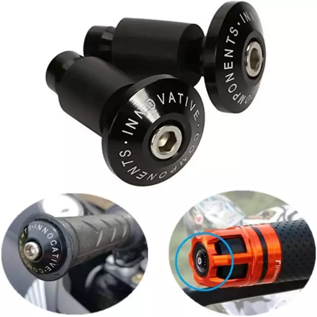 Motor Bike CNC Motorcycle Grips Handlebar Grip Plugs Handle Plug Bar End Caps
