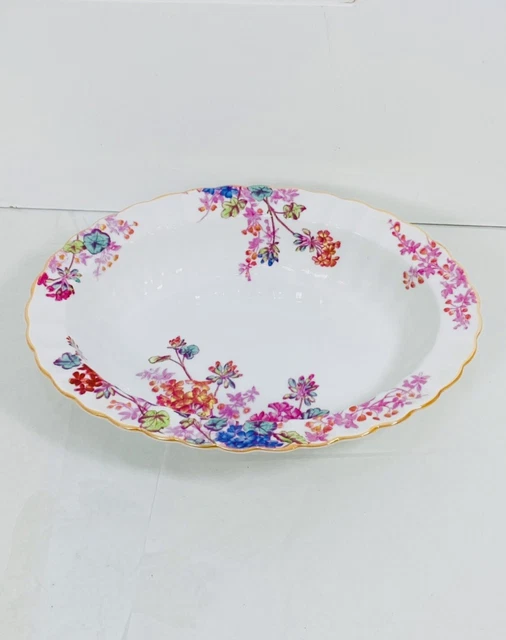 Spode Copeland Fine China CHELSEA GARDEN 9 3/4 “ Oval  Vegetable Bowl Mustard