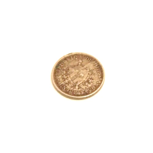 1916 Un Centavo Coin 2.5G 250M AU