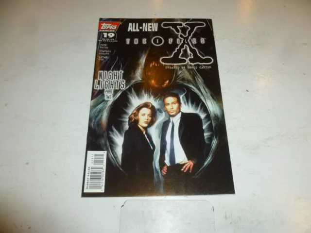 THE X-FILES Comic - Vol 1 - No 19 - Date 07/1996 - Topps Comics