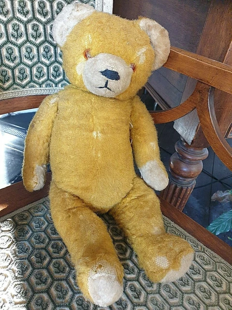 Ours En Peluche Ancien Français - Années 50/60 - Très Bon état Vintage