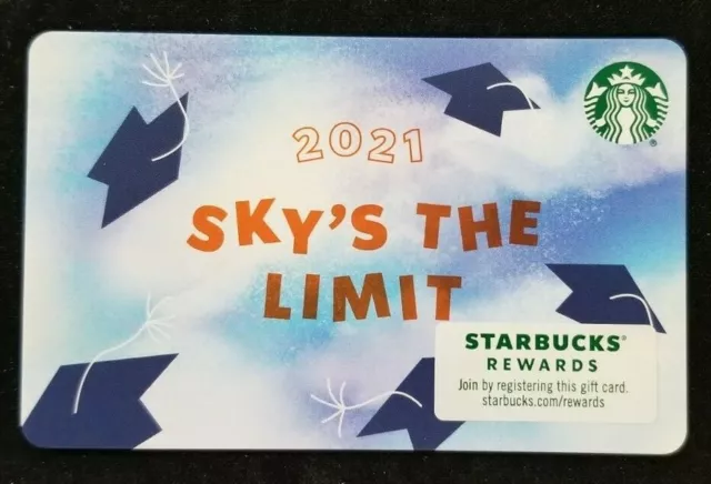 Starbucks Card 6191 - Sky's The Limit 2021 BC