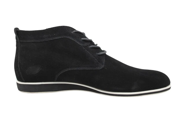 Steve Madden Mens FAXON Suede Closed Toe Mid-Calf Boots, Black Suede, Size 10.5