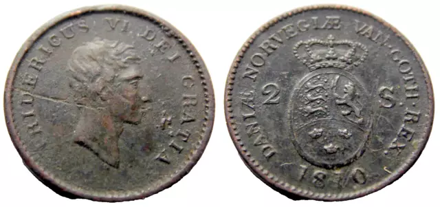 Dänemark 2 Schilling 1810