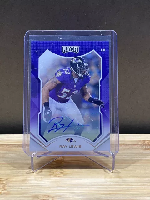 2021 Panini Playoff Ray Lewis Auto Baltimore Ravens