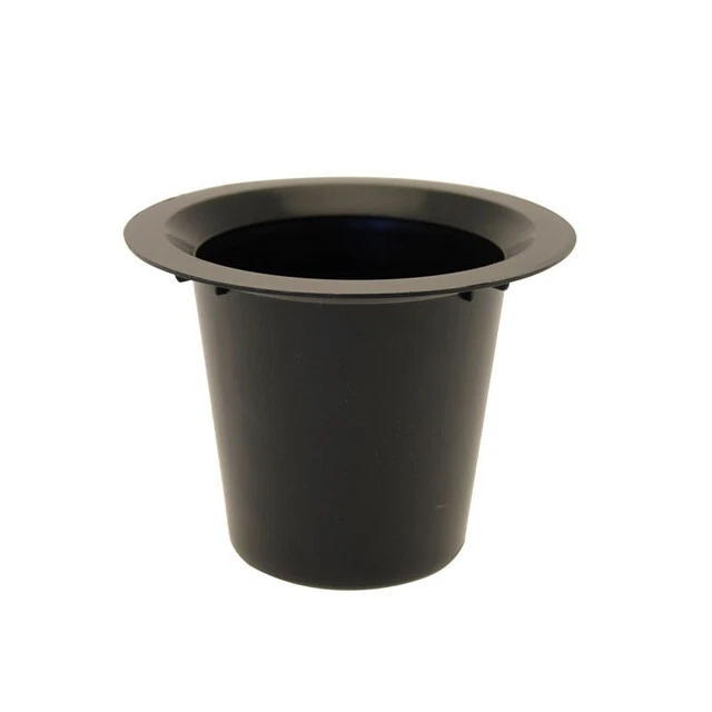Vaso di ricambio nero commemorativo tomba portacontenitore base vaso cimitero