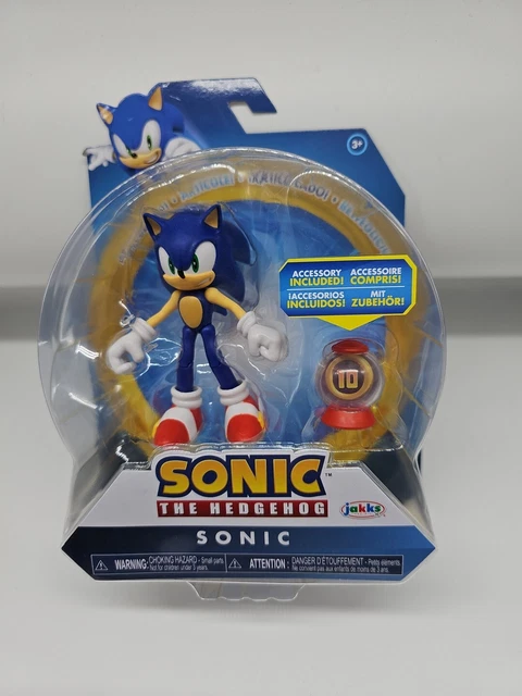 RARE SONIC THE Hedgehog SONIC Jakks Pacific Articulated 4" Figure (2) £ ...