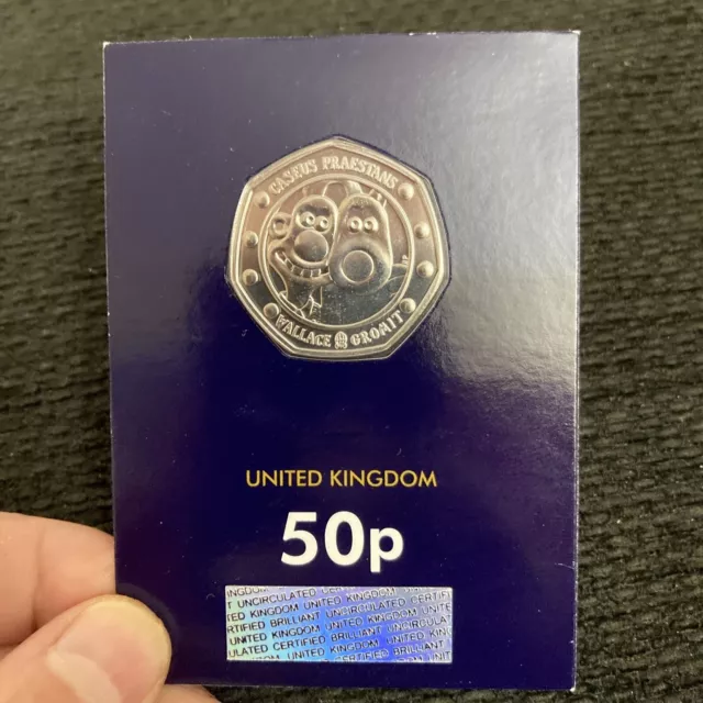 2019 Bunc Wallace & Gromit 50p