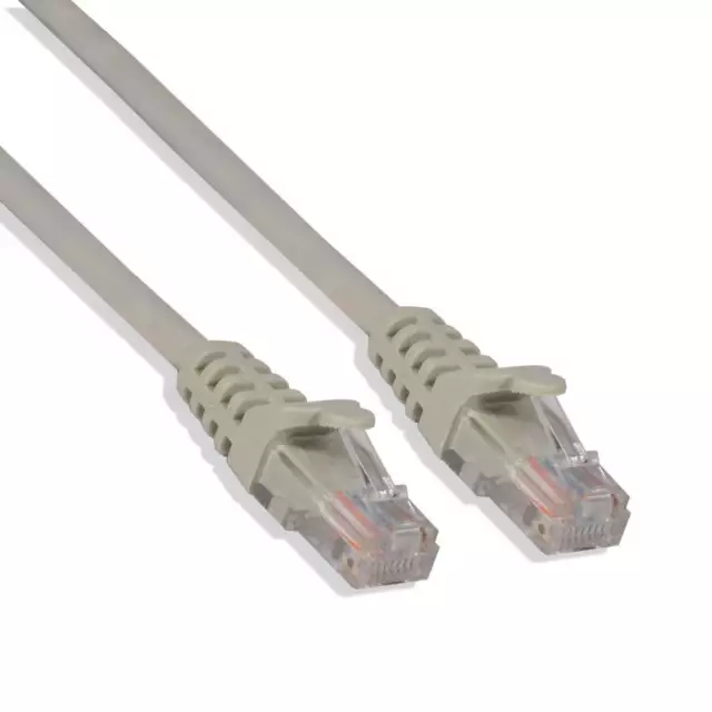 Cat-6 UTP Ethernet Network Cable RJ45 Lan Wire Gray 7FT Wholesale