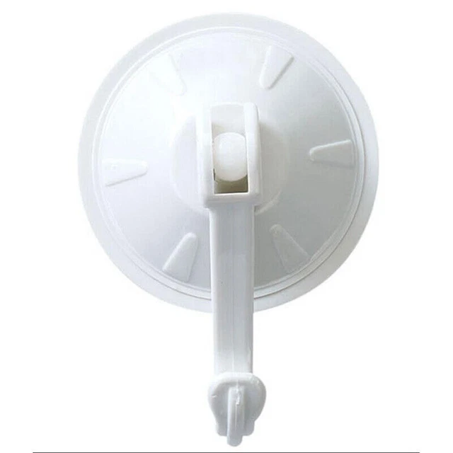 Plastic White Home Wall Strong Suction Cup Hook Hanger Vacuum-Sucker Remova S5L1