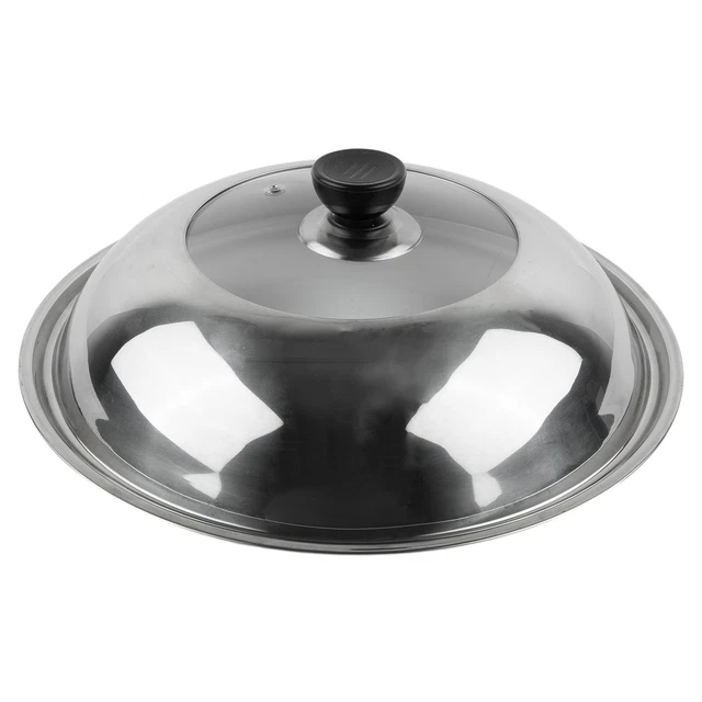 Robusta copertura wok treppiede combinato assicura che il cibo sia caldo e g