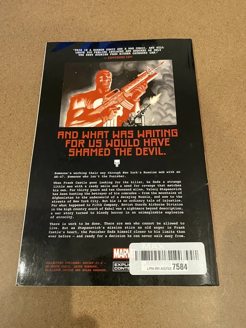 Punisher Max Soviet Comics Marvel Graphic Novel Comic Book TPB By Garth Ennis 2