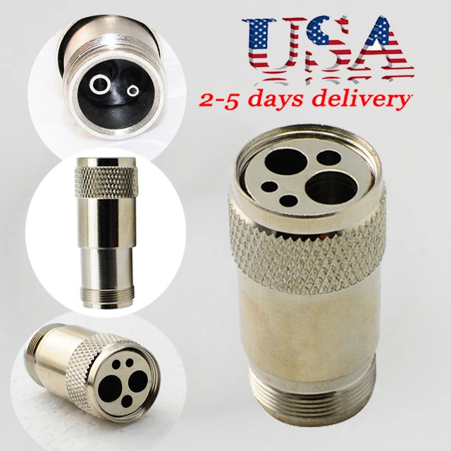Denshine High Speed Handpiece Adapter Holes Changer Borden 2-Hole to 4 Holes