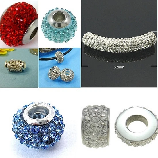 Edelstahl  Messing Aaa Grad  Böm Kristall  Perlen  Anhänger Wechsel Schmuck /426