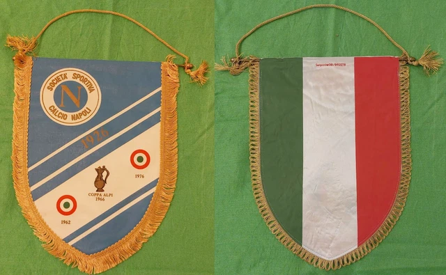Napoli fanion vintage football banderin pennant Serie A