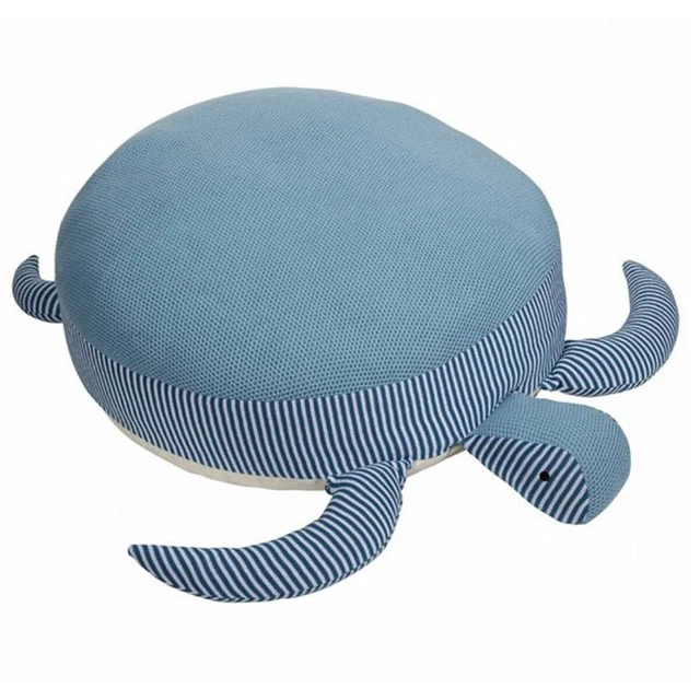 pad cuscino seduta tartaruga pouf seduta aqua rotondo Ø 70 cm 100% cotone