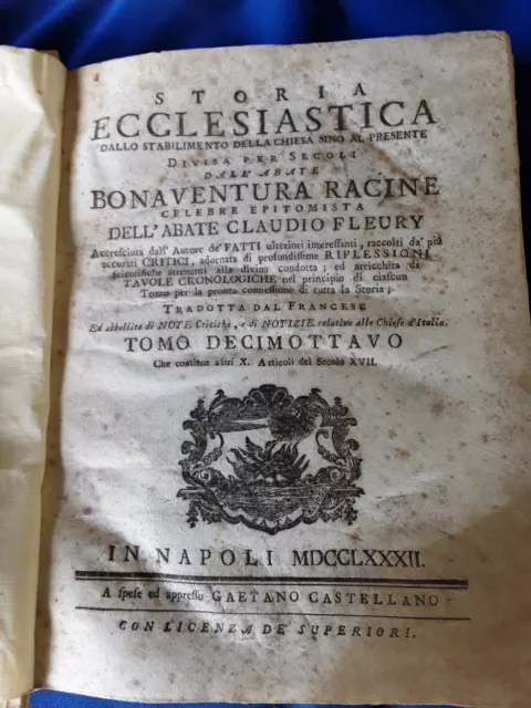 Storia Ecclesiastica Dallo Stabilimento Della Chiesa Sino Al Presente, B. Racine