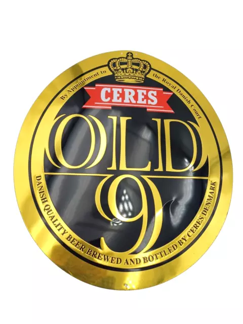 Ceres Targa 7 / Lamierino '' Old 9 '' Misure 60 X 53