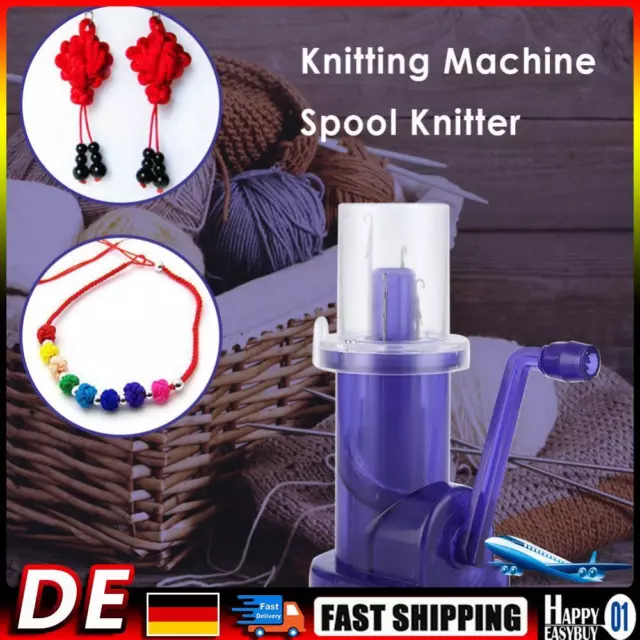 Hand-Operated Easy Weaver Knitter Household Knitting Machine Home DIY Craft Tool