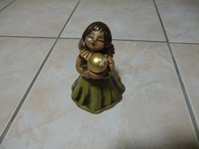 THUN BOZENER BOZNER Engel grün/rosa/gold Figur Kerzenhalter Skuptur EUR ...