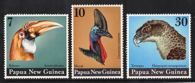 1974 PAPUA NEW Guinea Birds Stamps Set of 3 SG 270/72 MUH $8.50 ...