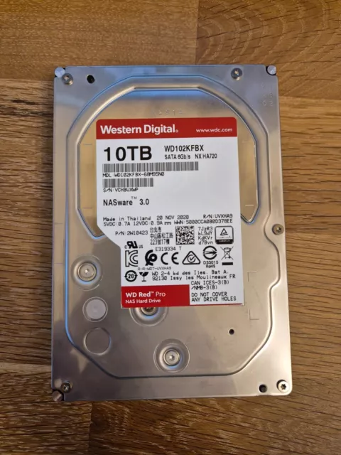 Amazon.com: Western Digital Red Pro WD102KFBX 10 TB Hard