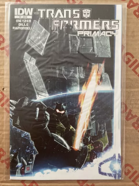 Transformers Primacy #2 Main Cover IDW Comic 2014 1st Print NM UNREAD