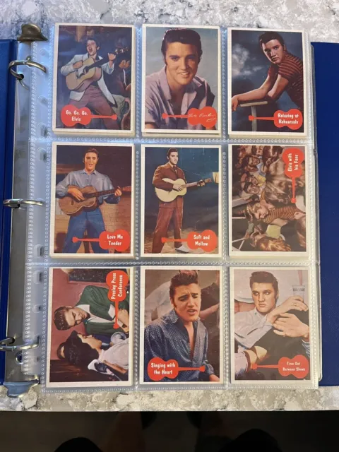 1956 Topps Bubbles Elvis Presley COMPLETE SET of 66 cards Good Condition