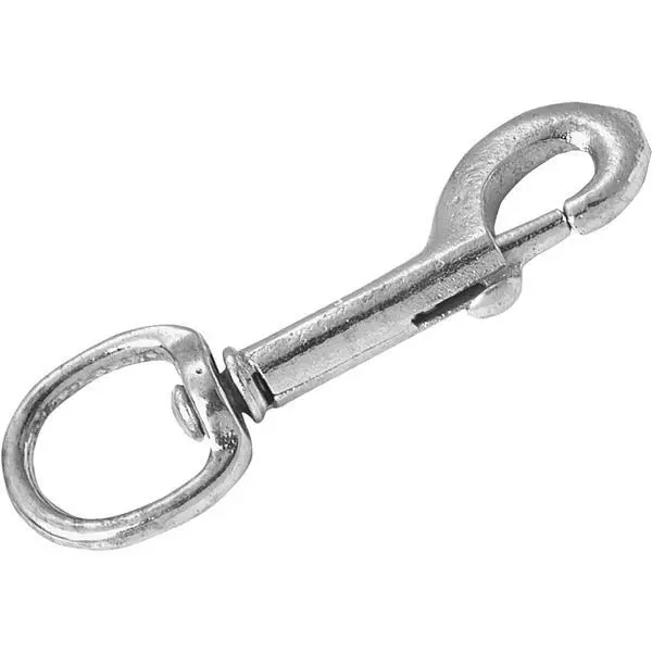 (5)-Campbell 4" Zinc Plated #225 Swivel Round 1/2" Eye Bolt Snap T7601201