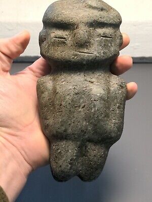 Pre Columbian Mezcala Stone Figure Chontal 8