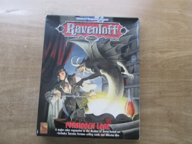 Tsr Ad&D Ravenloft Forbidden Lore 1079Advanced Dungeon Dragon Boxed Vgc + Dice
