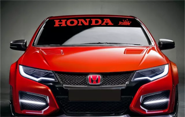 Honda JDM Blendstreifen Frontscheibe Aufkleber Civic, Type R, Accord, Vtec, NSX