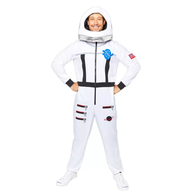 Astronauta Adulti Abito Fantastico Spaziale Costume Spaziale Tuta Libro Settimana Uomo Donna 3