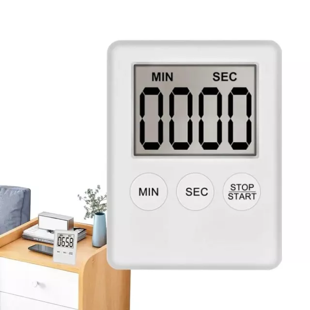 LCD Kitchen Large Cooking Digital Timer Count Down Up Clock Loud Magnetic Alarm