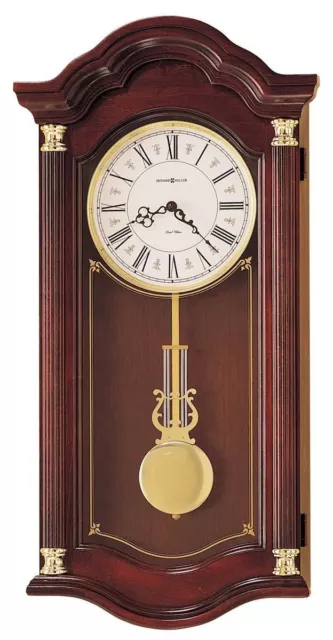 Howard Miller Unisex Lambourn I Wall Clock - Windsor Cherry Brown