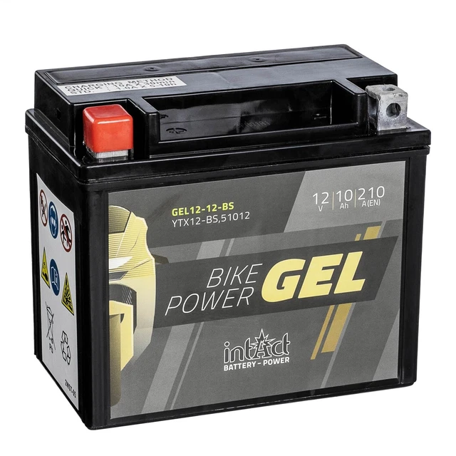 YTX12-BS Batterie Au Gel IntAct Pour Kymco 300 Maxxer 2011 - Allumage 210 Ah