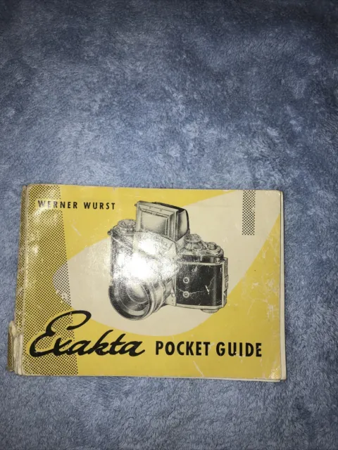 Vintage Exakta Vx Ii A Camera Pocket Guide 1959