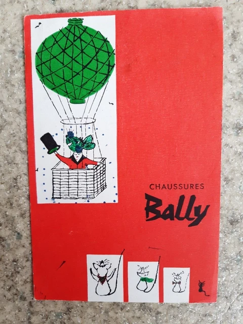 BUVARD publicitaire - " Bally " - chaussures -