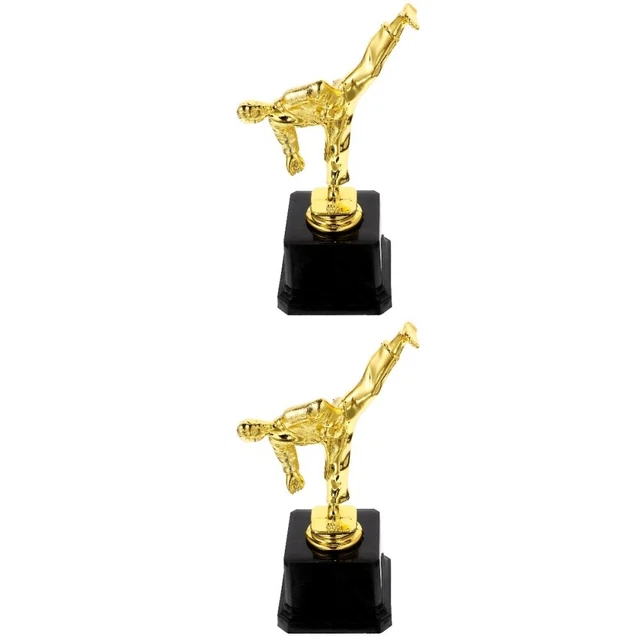 2 Pack Taekwondo Trophy Celebration Award Party Decor Decorate