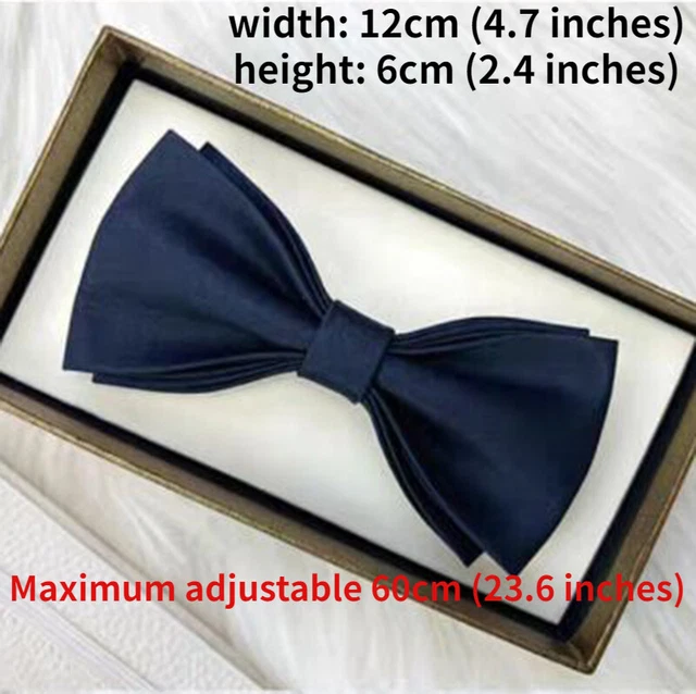 Herren Fliege Krawatte Verstellbar für Anzug Blazer Formal Bankett Hochzeit
