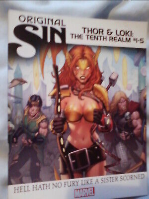 Original Sin   Marvel Comics Promo Postcard  thor and loki