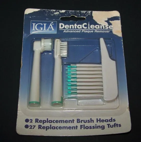 IGIA DentaCleanse 2 Replacement Brush Heads 27 Flossing Tuft AT429B AsSeen on TV