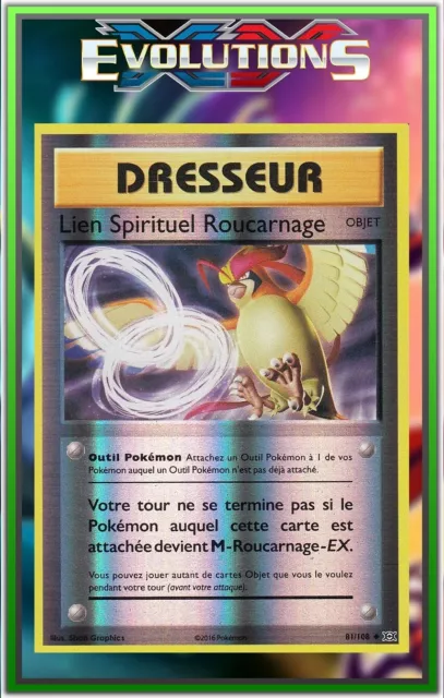 Lien Spirituel Roucarnage Reverse - XY12:Evolutions - 81/108 - Carte Pokémon FR
