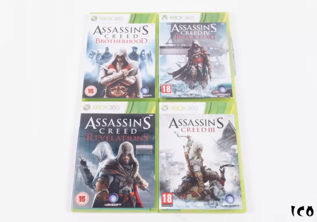 Assassin's Creed 4 Game Bundle / Brotherhood, Revelations - Microsoft Xbox 360
