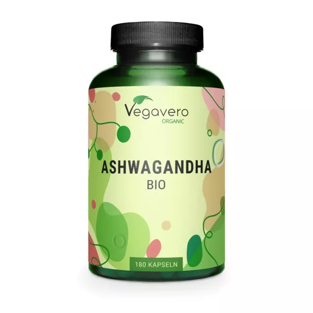 ASHWAGANDHA BIO Vegavero® | 670 mg per capsula | con il 2% di Withanolidi | S...
