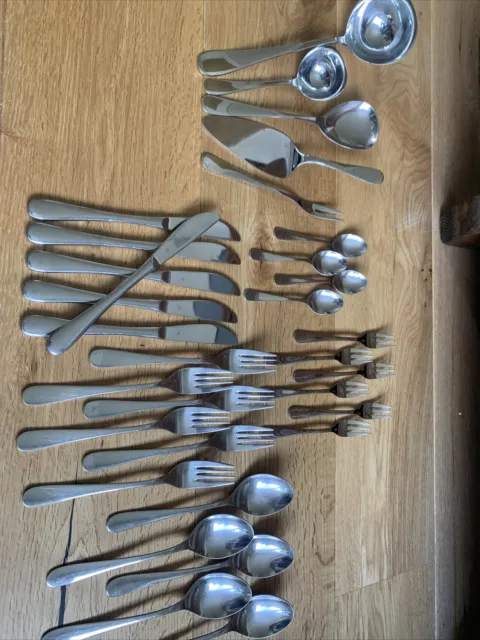WMF LUZERN CROMARGAN Cutlery Person 32 Pieces With Rug Note £130.72  PicClick UK