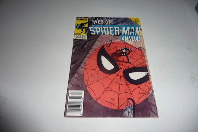 WEB OF SPIDER-MAN ANNUAL #2 Marvel Comics 1986 Newsstand Edition VF 8.0