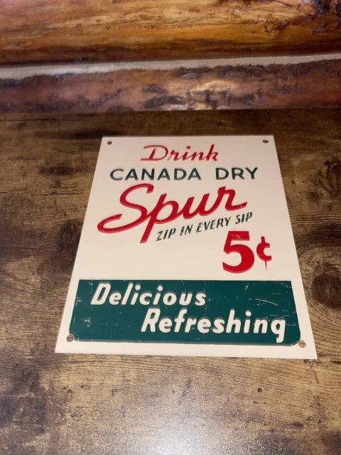Vintage Canada Dry Tin Sign
