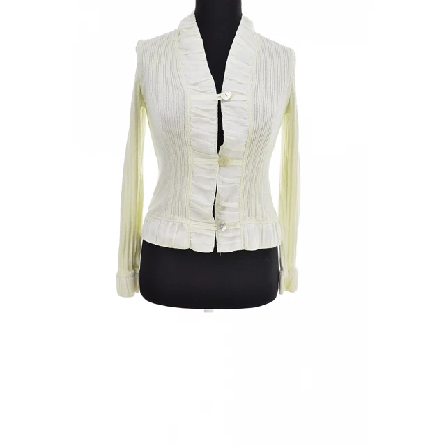 WEARHOUSE M Sabbia Acrilico, Cotone Donna Maglione Camicia Eu 40, UK 12, 8, E 44